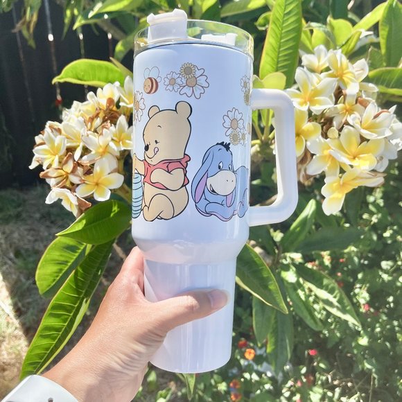 Custom 40 oz Tumbler Disney Winnie the Pooh Brand new double wal… - Picture 2 of 6